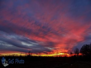 January Cold Sunset