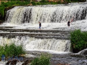 Cooling Off at the Falls