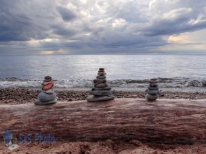 Rock Family on Beach