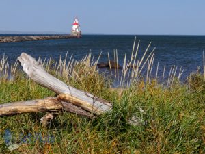 Sunny Day at Wisconsin Point Light