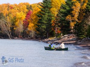 Canoeing on Lake Superior