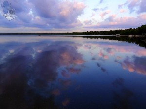 Sunset by Lakeside