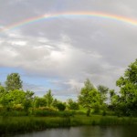 Rainbow Over the Pond