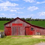 Faded Red Barn