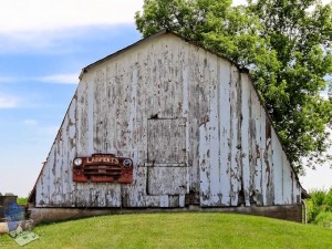 Truck through the Barn Wall