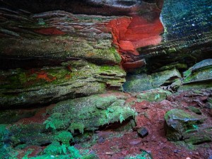 Red and Green Below