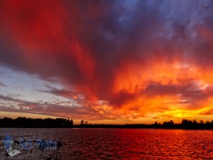 Lake Evening Sky