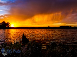 Sunset Over Open Water