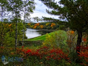 Cloudy Autumn Day at the Lake