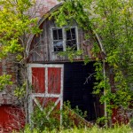 Passage Through Old Barn Door