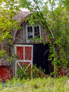 Passage Through Old Barn Door