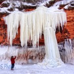 Admiring the Ice Formations