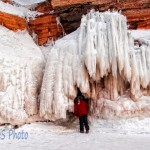 Enjoying the Ice Caves