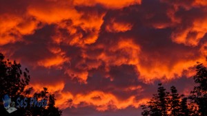 Fiery Clouds