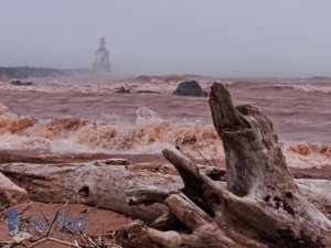 Lighthouse Lost in the Fog