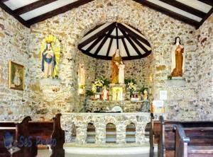 Inside St. Anne's Hill Chapel