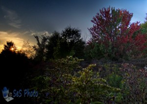 Start of Autumn Sunset