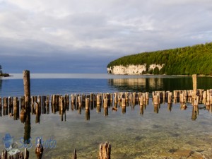 Dolomite Cliff in Snail Shell Harbor