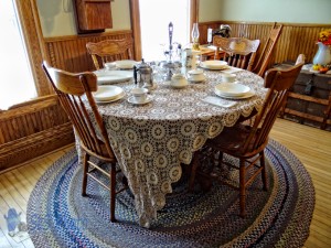 Table Waiting for Thanksgiving Meal