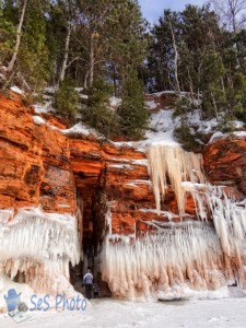 Entering the Ice Cave