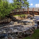 Crossing the Manitou River