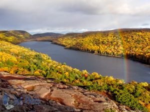 Rainbow Over Lake of the Clouds