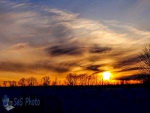 Orange Faded Sunset