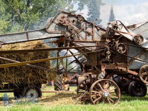 Old Grain Thresher