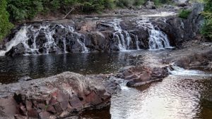 Stepping Down on Two Step Falls