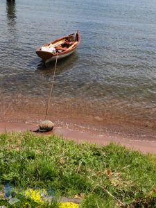 Docked by a Rock