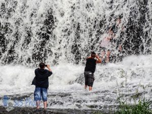 Through the Falls