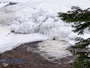 Frozen Siskiwit Falls