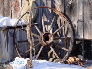 Old Spoked Wheel