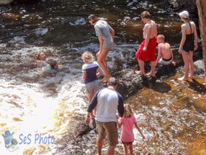 Cooling Off by the Falls